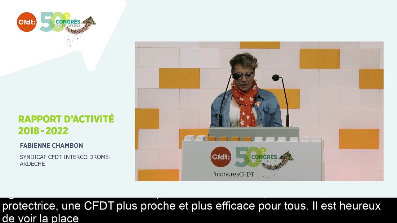 REPLAY 50e Congrès CFDT - lundi 13 juin 2022 - 17h30-19h30