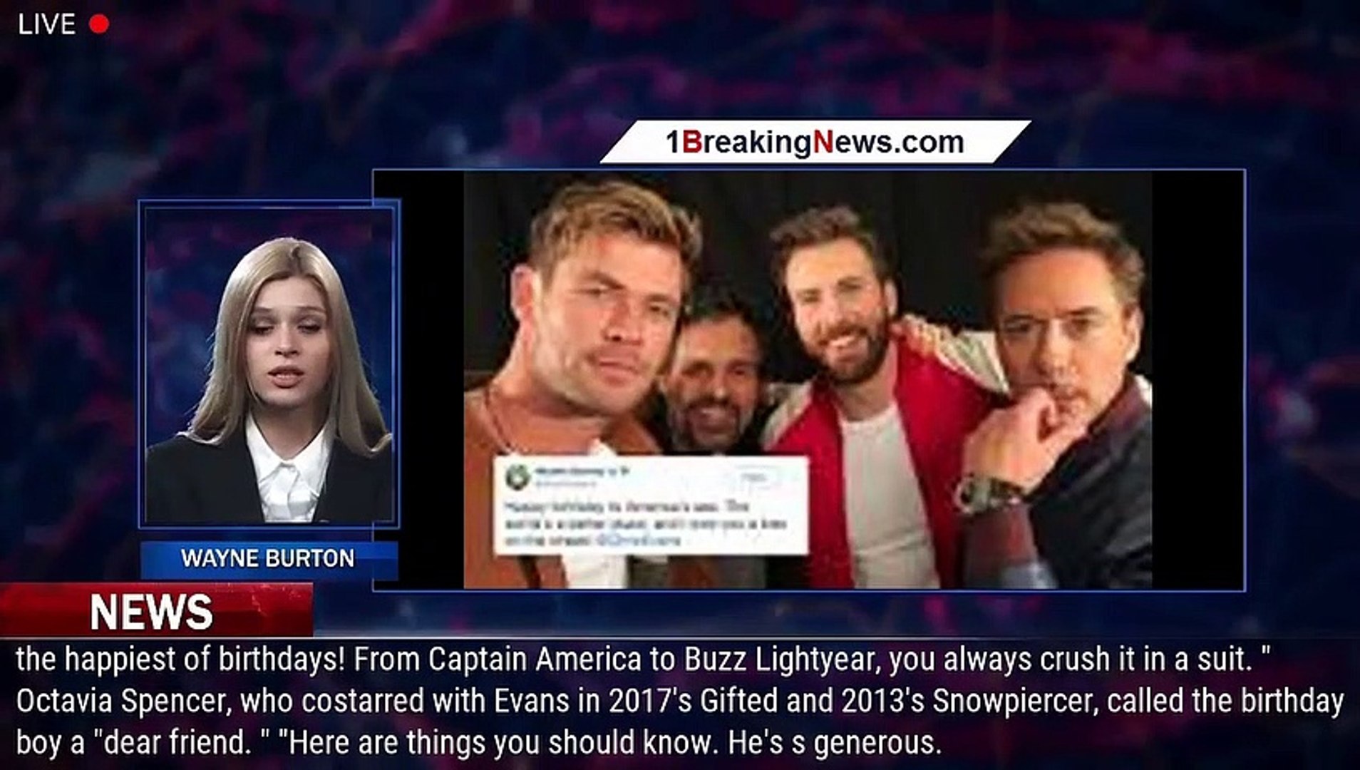 ⁣Chris Evans Turns 41! Mark Ruffalo, More Famous Friends Wish Actor the 'Happiest of Birthdays&#