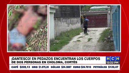 Desmiembran a dos personas y dejan restos en diferentes sectores en Choloma