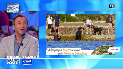 Emmanuel Macron paparazzé avec son chien et ses gardes du corps