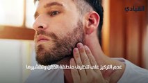 علاج حبوب الذقن عند الرجال