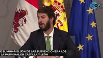 Vox consigue eliminar el 50% de las subvenciones a los sindicatos y la patronal en Castilla y León