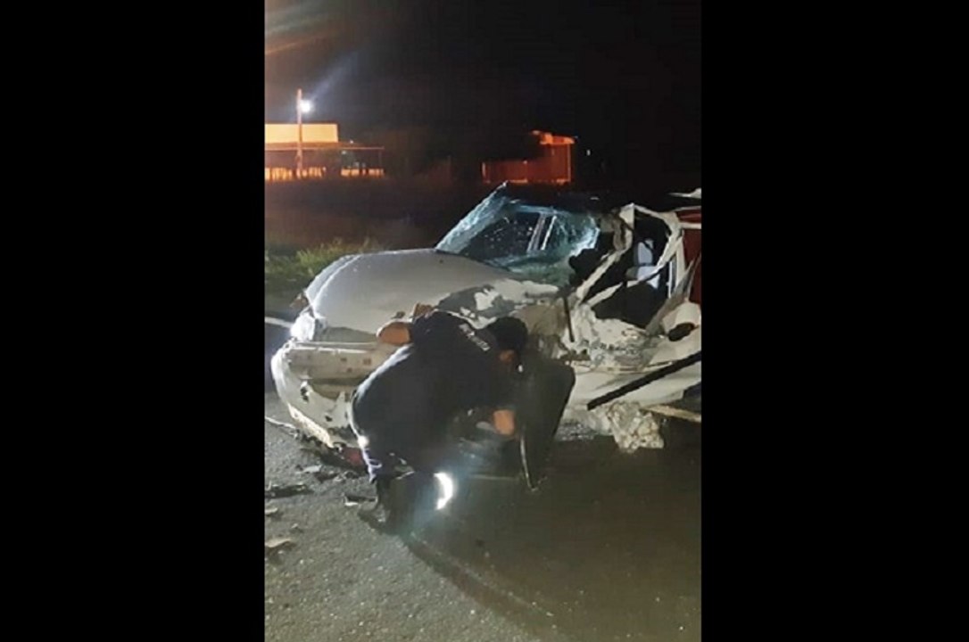 Colisão entre carros deixa vítima grave e 6 com ferimentos leves na BR-361 na região de Patos