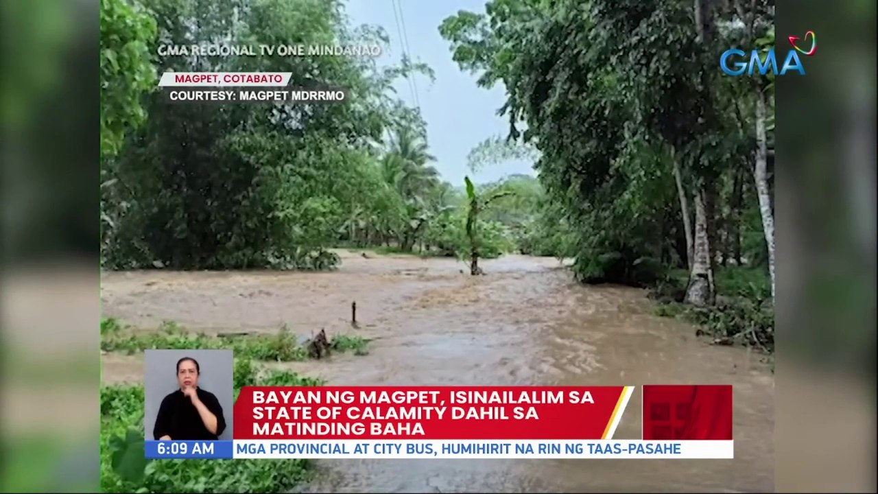 Bayan ng Magpet, isinailalim sa state of calamity dahil sa matinding baha | UB