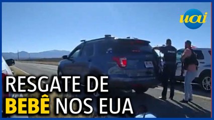 Atirador da polícia resgata bebê nos EUA