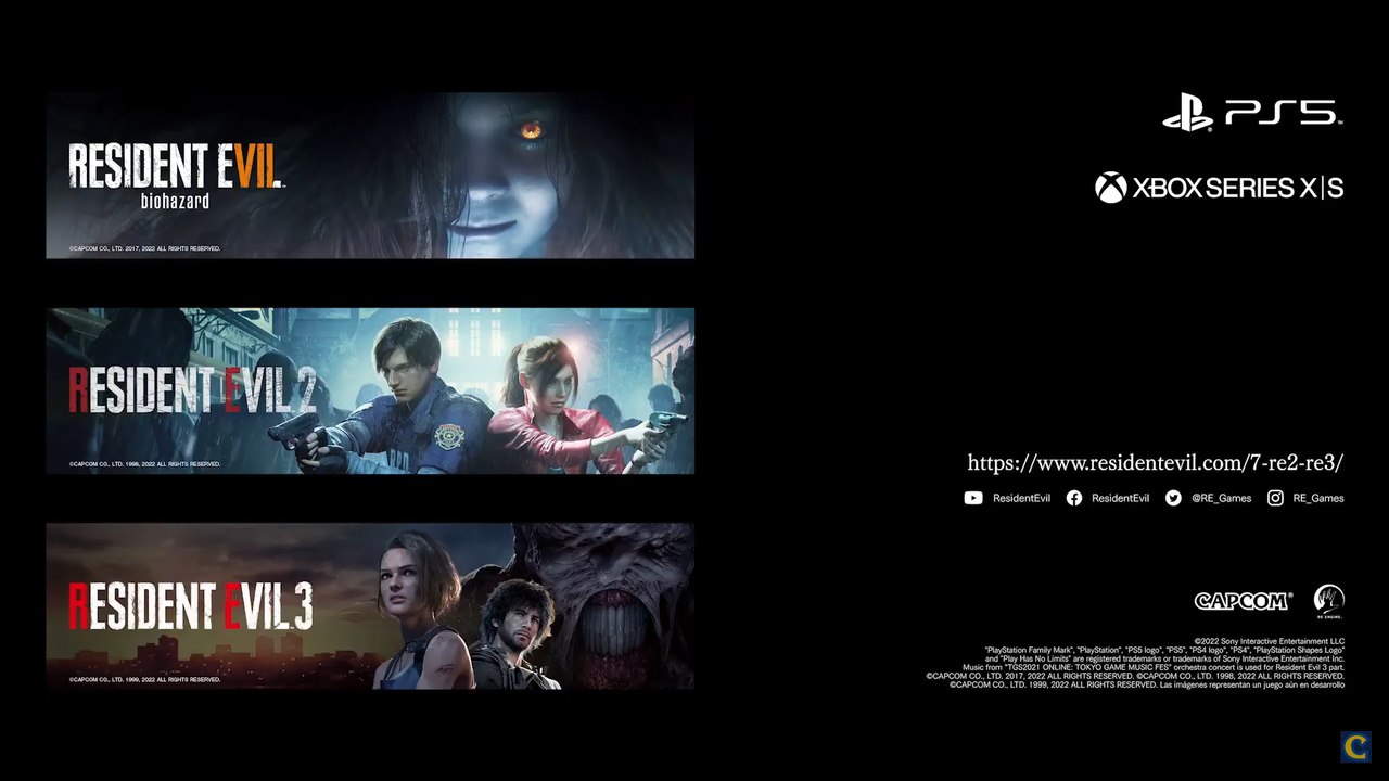 Resident Evil 7,2,3  - Next-gen Launch Trailer