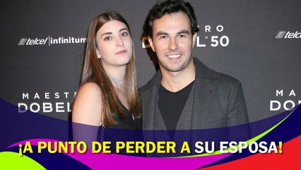 Esposa de Checo Pérez analiza divorcio millonario y ya lo corrió de la casa