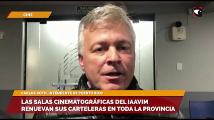 Las salas cinematográficas del IAAVIM renuevan sus carteleras en toda la provincia