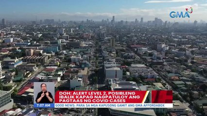 DOH: Alert Level 2, posibleng ibalik kapag nagpatuloy ang pagtaas ng COVID cases | UB