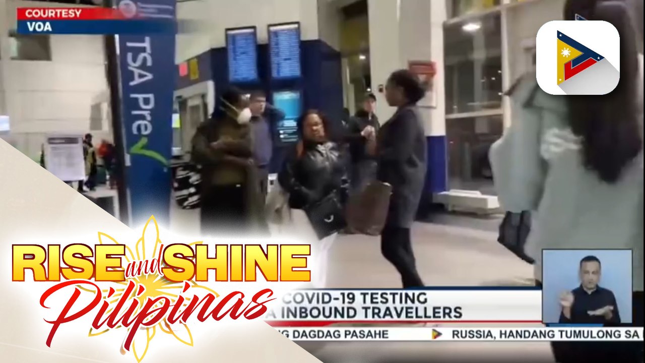 US, aalisin na ang COVID-19 testing requirement para sa inbound travelers
