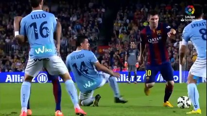 dribling messi kelabui pemain lawan