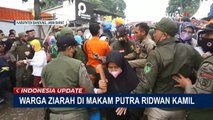 Usai Pemakaman Selesai, Makam Eril Langsung Diserbu Warga yang Berziarah