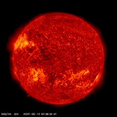 Solar Flare CME in UV