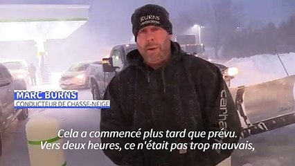 Violente tempête de neige dans le nord-est des États-Unis