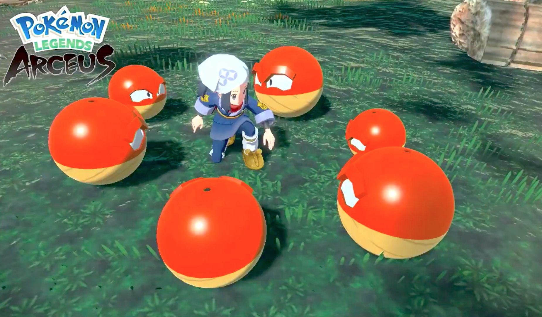 Os Voltorb encontrados na região de Hisui do jogo Pokémon Legends: Arceus  apareceram! – Pokémon GO