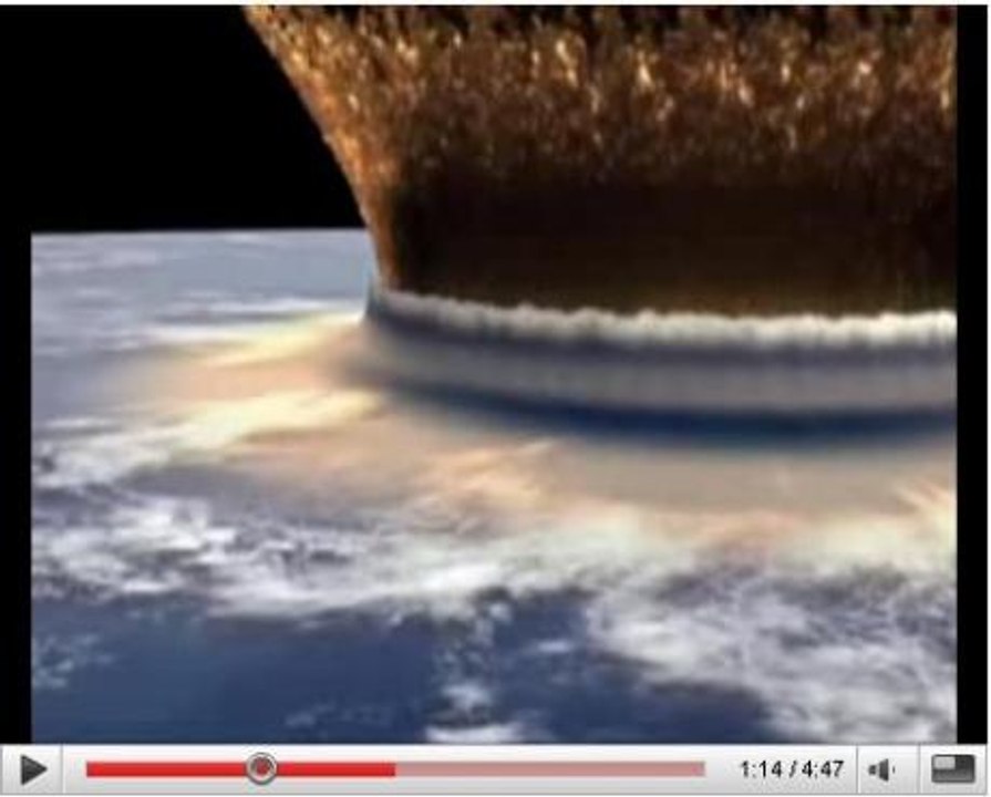 Simulation : l'impact d'un astéroïde sur Terre