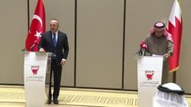 Dışişleri Bakanı Çavuşoğlu - Bahreyn Dışişleri Bakanı Al Zayani ortak basın toplantısı (1)