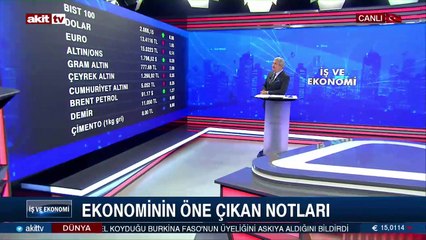 Ekonominin öne çıkan notları