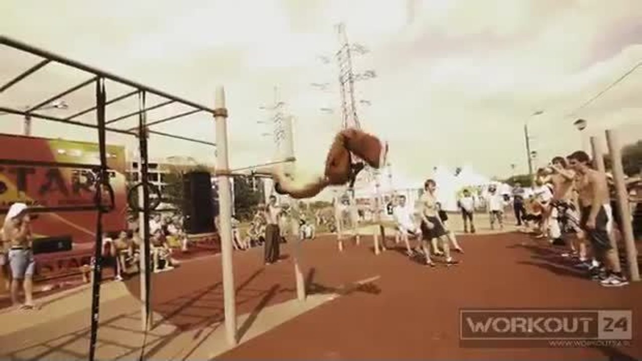 Beeindruckender street workout in russland und der ukraine