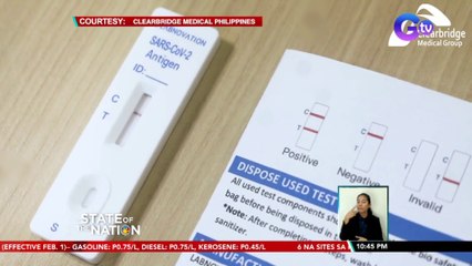 Tamang paggamit ng self-administered antigen test kit | SONA