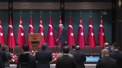 Cumhurbaşkanı Erdoğan: "Değişen şartlara ve ihtiyaçlara göre kabinede revizyona gitmemiz gayet tabiidir"