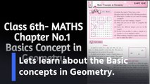 STD 6th Mathematics - Lesson 1 - Lets learn about the Basic concepts in Geometry.
