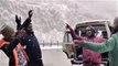 Weather: Tourists enjoy snowfall in Uttarkashi, watch video