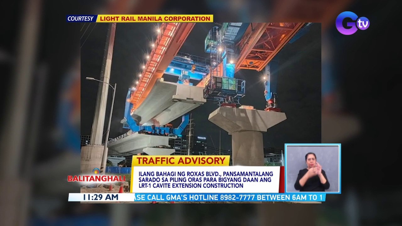 Ilang bahagi ng Roxas Blvd., pansamantalang sarado sa piling oras para bigyang daan... | BT