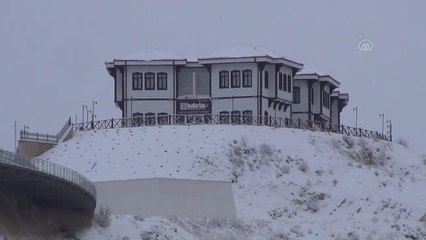 Beypazarı'nda kar güzelliği