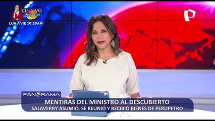 ¡Exclusivo! Mentiras al descubierto: Salaverry asumió, se reunió y recibió bienes de Perupetro