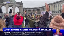 Covid-19: à Bruxelles, des heurts ont éclaté entre la police et des manifestants opposés aux restrictions sanitaires