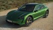 The new Porsche Taycan Turbo S Cross Turismo Design in Green
