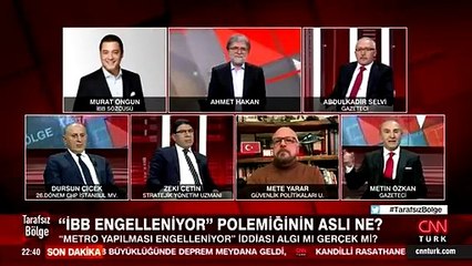 İBB Sözcüsü Murat Ongun'dan canlı yayında Ahmet Hakan'a tepki