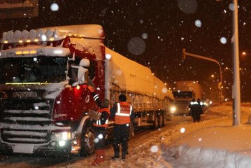 Samsun-Ankara kara yolunda ulaşım kontrollü sağlanıyor