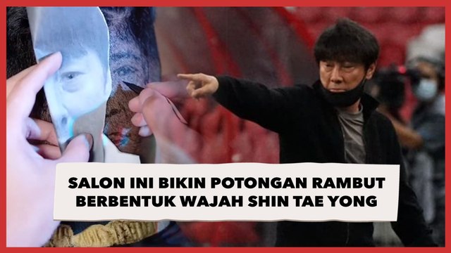 Viral Salon Ini Bikin Potongan Rambut Berbentuk Wajah Shin Tae Yong, Hasilnya Bikin Warganet Kagum