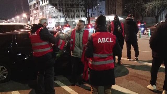 Plusieurs dizaines de chauffeurs LVC rassemblés à Bruxelles pour dénoncer des saisies de véhicules