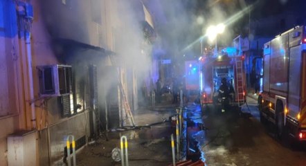 Marigliano (NA) - Incendio in abitazione, salvata coppia di anziani (24.01.22)