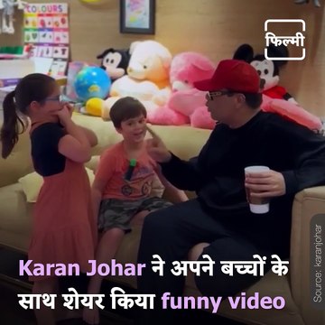 Kabhi Khushi Kabhie Gham Clocks 20: Karan Johar Recreates THIS Iconic Scene With Kids Yash And Roohi; Don’t Miss Cute Banter