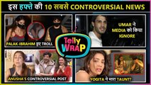 Anusha's Controversial Post For TejRan, Palak-Ibrahim Get Trolled, Umar Ignores Media | 10 Most Controversial New | TellyWrap