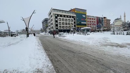Yoğun kar yağışı etkisini sürdürüyor