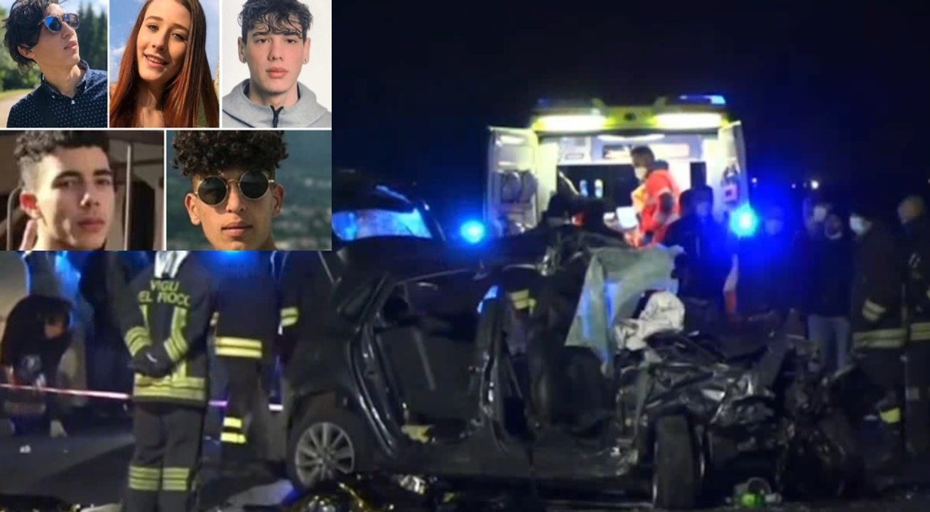 Scontro frontale tra auto e bus: 5 ragazzi morti nel Bresciano (24.01. ...