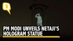 Netaji Subhash Chandra Bose’s Hologram Statue Unveiled by PM Modi at India Gate