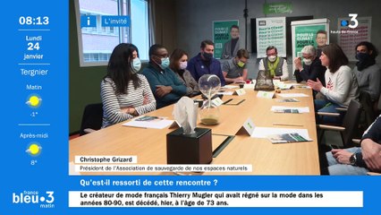 Christophe Grizard, le président de l'association de sauvegarde de nos espaces naturels