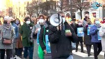 Miles de personas exigen a Urkullu en todas las capitales vascas mejoras en el Sistema Sanitario