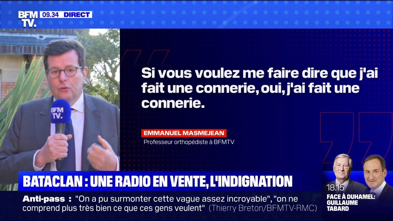 "Nous avons été révoltés, très brusqués": Maître Jean Reinhart réagit à la mise aux enchères, par un chirurgien, d'une radio d'une blessée des attentats du 13-Novembre
