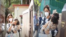 Shilpa Shetty ने कैमरा देख बेटी  Samisha का छुपा लिया चेहरा; Video viral | FilmiBeat