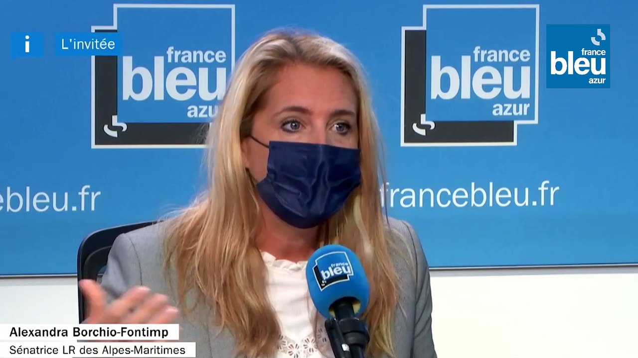 Invitée 7h50: Alexandra Borchio-Fontimp, Sénatrice "Les Républicains" des Alpes Maritimes - France Bleu Azur (Lundi 22 Janvier 2022)