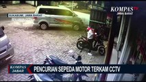 Rekaman CCTV Pencurian Motor Di Minimarket