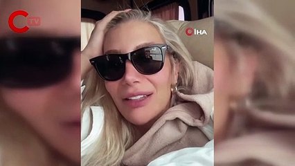 İrem Derici, yoğun kar yağışı yüzünden yolda mahsur kaldı: 'Psikolojim bozuldu'