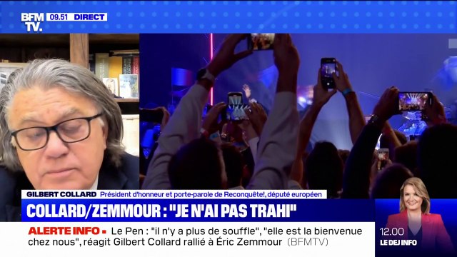 Eric Zemmour: Gilbert Collard pense qu'il y aurait une tentation de ralliement de Marion Maréchal